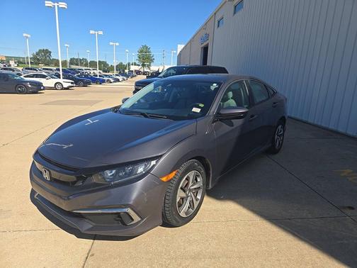 Modern Steel Metallic 2019 Honda Civic LX