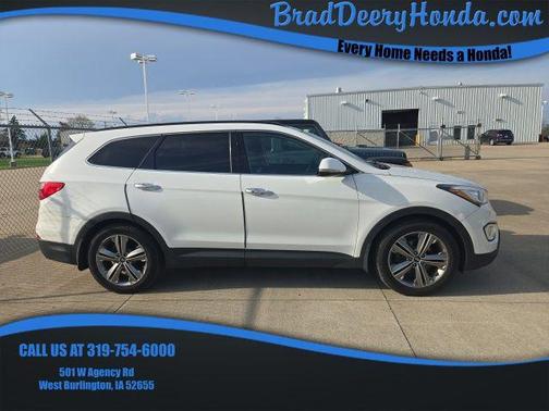 Monaco White 2015 Hyundai SANTA FE Limited