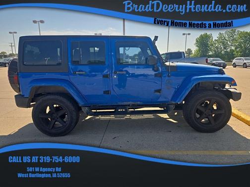 Cosmos Blue 2012 Jeep Wrangler Unlimited Sahara