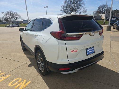 Platinum White Pearl 2021 Honda CR-V AWD EX-L