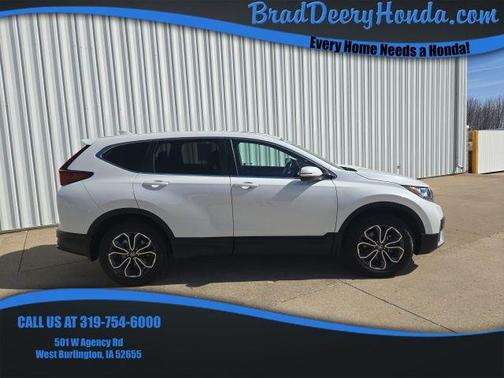 Platinum White Pearl 2021 Honda CR-V AWD EX-L