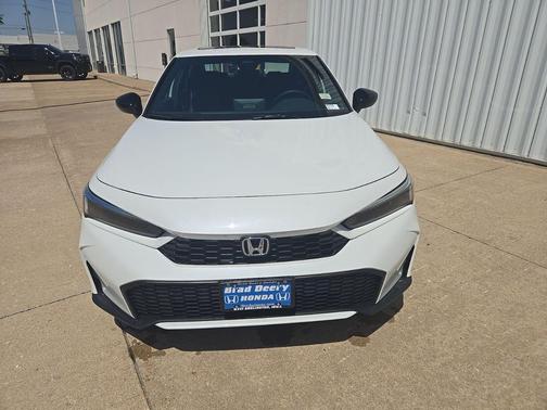 Platinum White 2026 Honda Civic Hybrid Sport