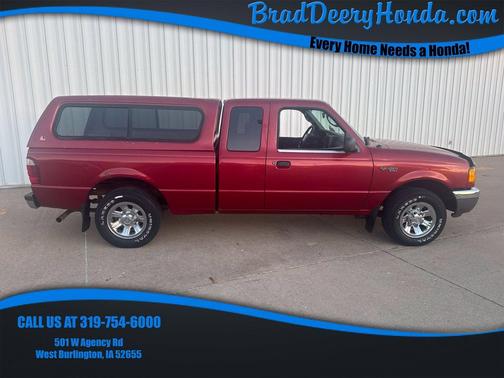 Bright Red Clearcoat 2003 Ford Ranger XLT SuperCab