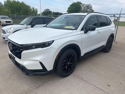 Platinum White Pearl 2024 Honda CR-V Hybrid Sport AWD