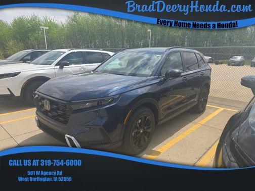 Canyon River Blue Metallic 2026 Honda CR-V Hybrid Sport Touring AWD