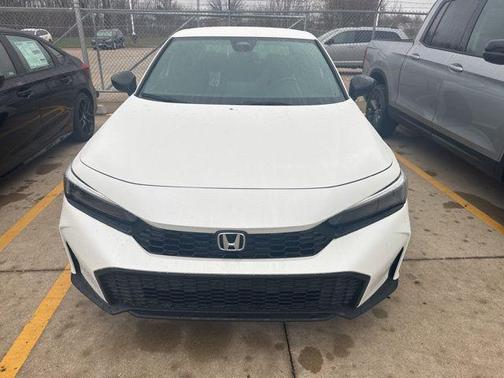Platinum White Pearl 2026 Honda Civic Sport