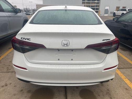 Platinum White Pearl 2026 Honda Civic Sport