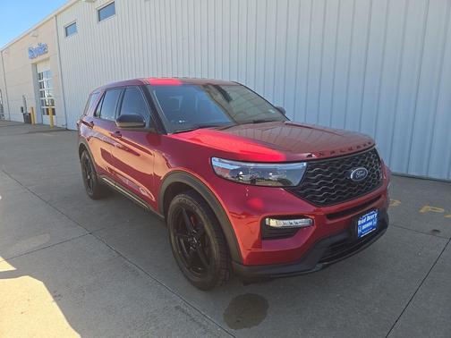 Rapid Red Metallic Tinted Clearcoat 2022 Ford Explorer ST