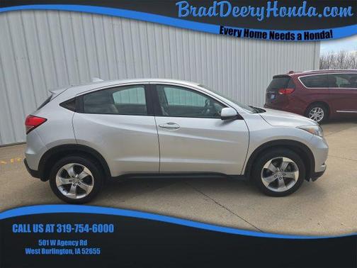 Alabaster Silver Metallic 2016 Honda HR-V LX