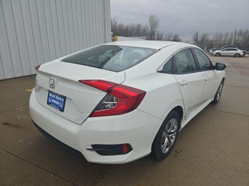 Taffeta White 2017 Honda Civic LX