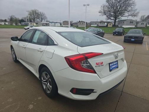 Taffeta White 2017 Honda Civic LX