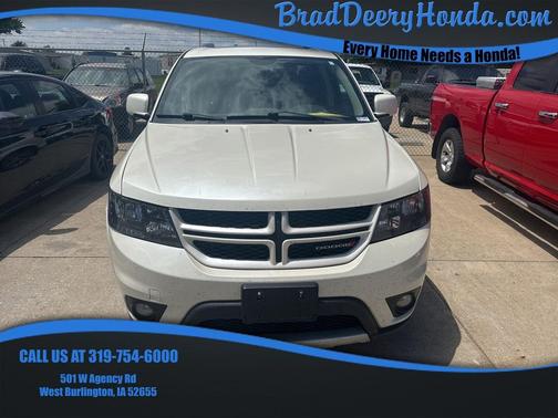 Pearl White Tri-Coat 2014 Dodge Journey R/T