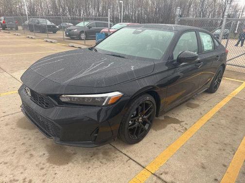 Crystal Black Pearl 2026 Honda Civic Hybrid Sport