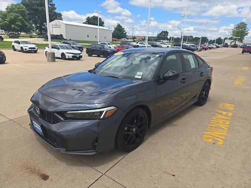 Meteorite Gray Metallic 2025 Honda Civic Hybrid Sport