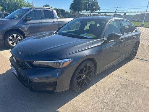 Meteorite Gray Metallic 2025 Honda Civic Hybrid Sport