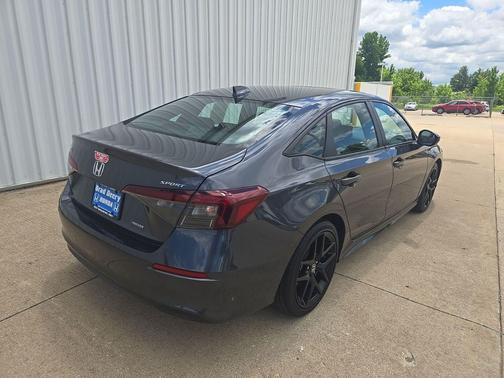 Meteorite Gray Metallic 2025 Honda Civic Hybrid Sport