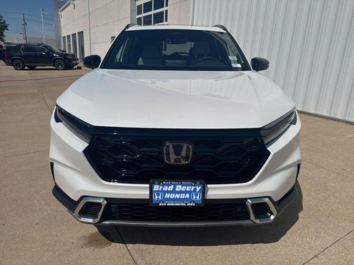 Platinum White Pearl 2026 Honda CR-V Hybrid Sport Touring AWD