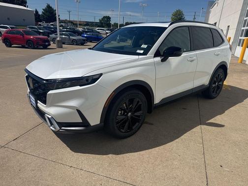 Platinum White Pearl 2026 Honda CR-V Hybrid Sport Touring AWD
