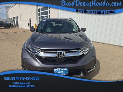 Modern Steel Metallic 2019 Honda CR-V Touring