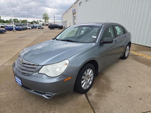 Silver Steel Metallic Clearcoat/Black Vinyl Top 2010 Chrysler Sebring Touring