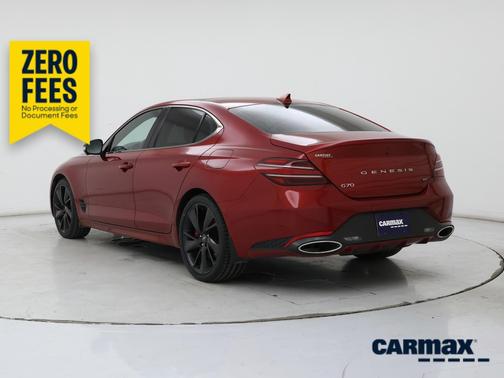 Red 2023 Genesis G70 3.3T
