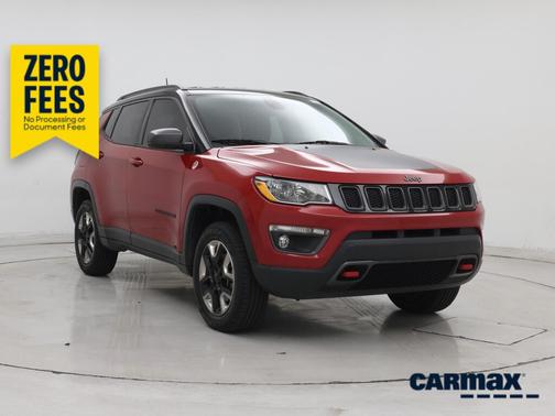 Red 2018 Jeep Compass Trailhawk