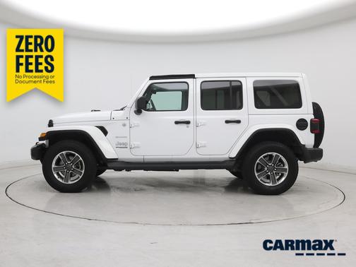 White 2022 Jeep Wrangler Unlimited Sahara Altitude
