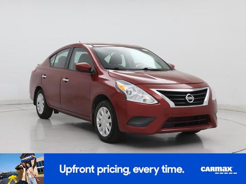 Red 2017 Nissan Versa SV