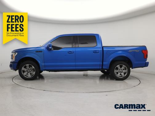 Blue 2020 Ford F-150 Lariat