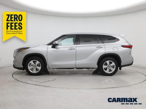 Silver 2021 Toyota Highlander Hybrid LE