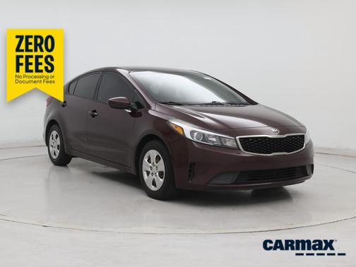 Burgundy 2018 Kia Forte LX