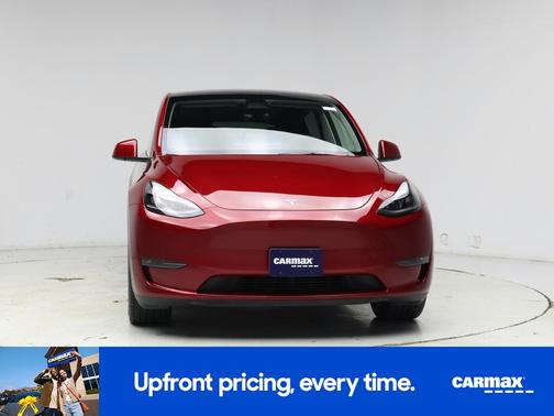 Red 2024 Tesla Model Y Long Range