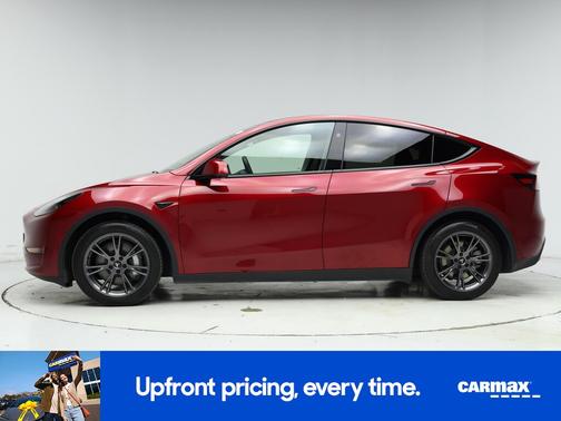 Red 2024 Tesla Model Y Long Range