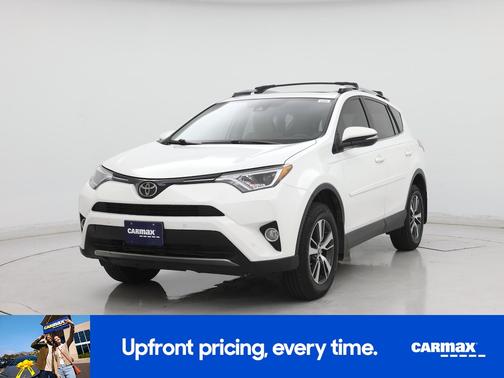 White 2018 Toyota RAV4 XLE