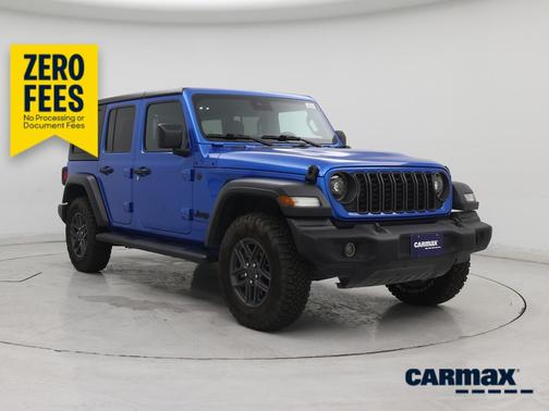 Blue 2024 Jeep Wrangler Sport S