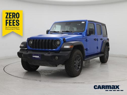 Blue 2024 Jeep Wrangler Sport S