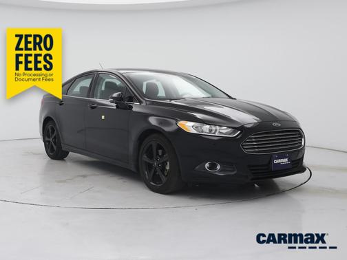 Black 2016 Ford Fusion SE