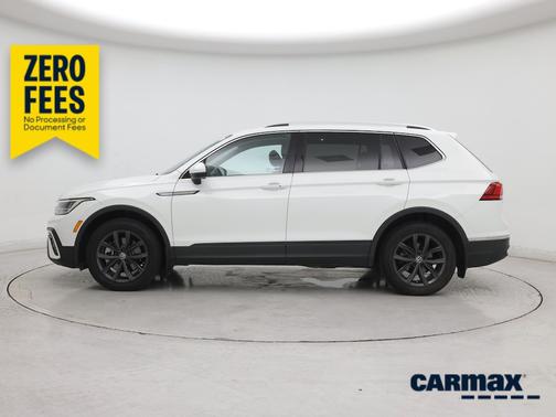 White 2022 Volkswagen Tiguan SE