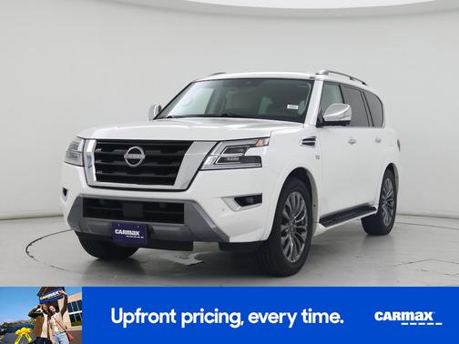 White 2021 Nissan Armada Platinum