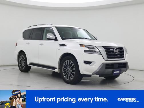 White 2021 Nissan Armada Platinum