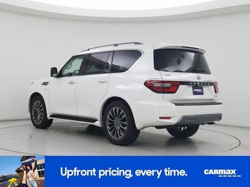 White 2021 Nissan Armada Platinum