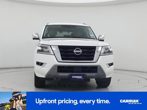 White 2021 Nissan Armada Platinum