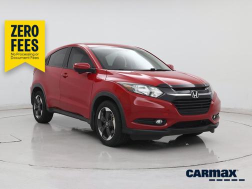Red 2018 Honda HR-V EX