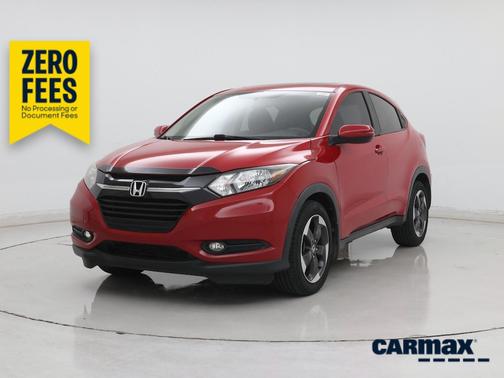 Red 2018 Honda HR-V EX