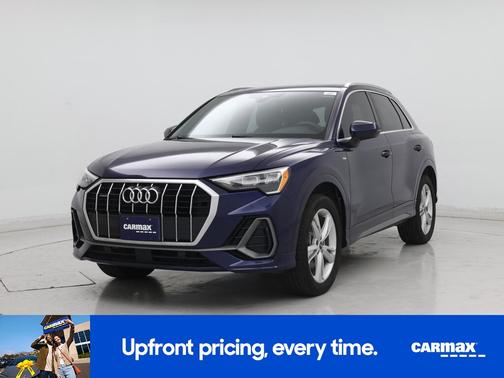 Blue 2021 Audi Q3 S-Line Premium