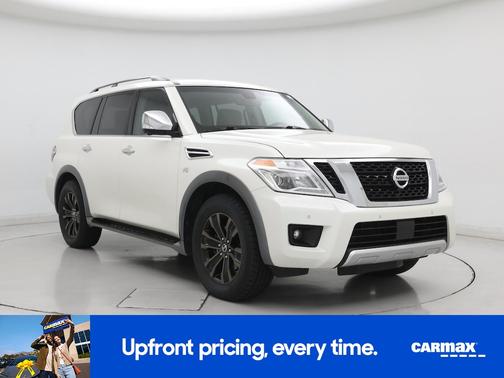 White 2017 Nissan Armada Platinum