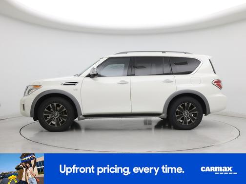 White 2017 Nissan Armada Platinum