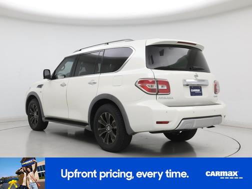 White 2017 Nissan Armada Platinum