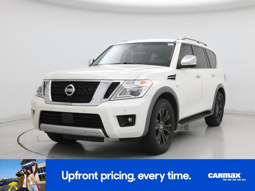 White 2017 Nissan Armada Platinum