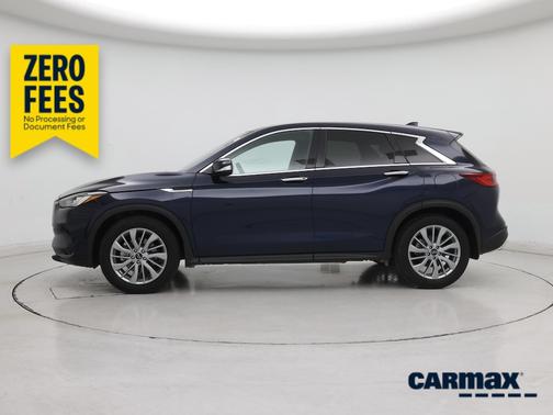 Blue 2023 INFINITI QX50 Pure